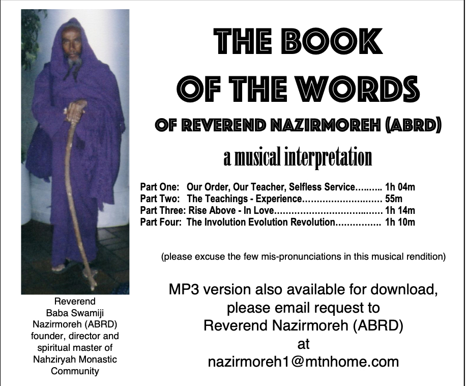 ~ The Book of the Words - a musical